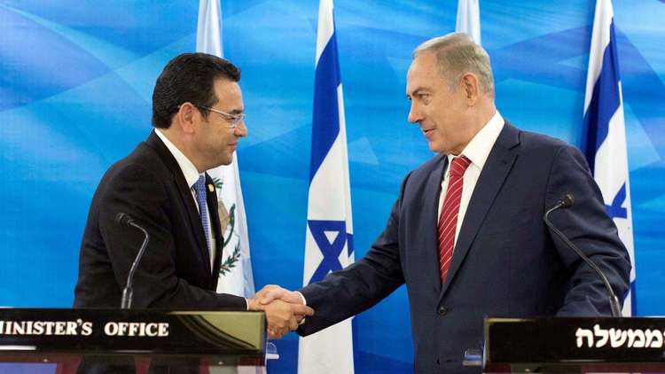 دولة فلسطين تدين قرار رئيس غواتيمالا بنقل سفارة بلاده في إسرائيل الى القدس